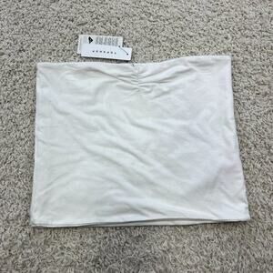 Topshop Womens Bandeau Tube Top White Size 12